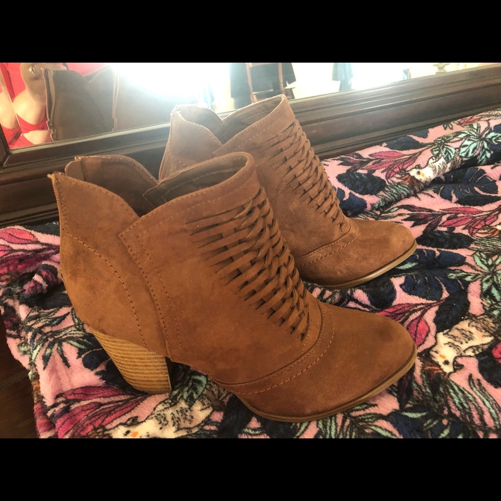 Western style ankle boots